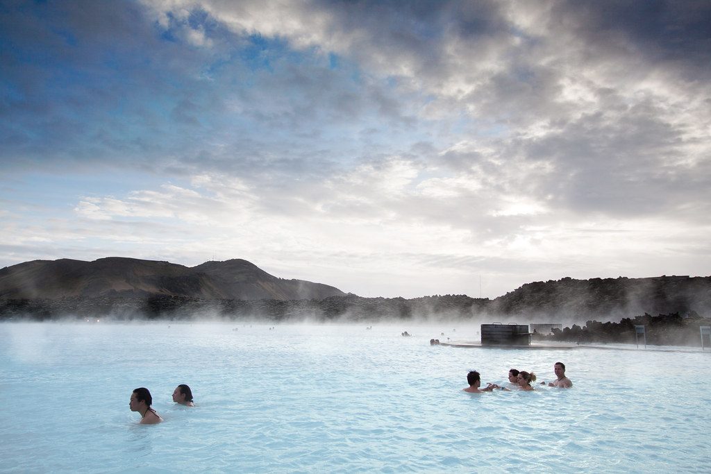 Source d'eau chaude en Islande